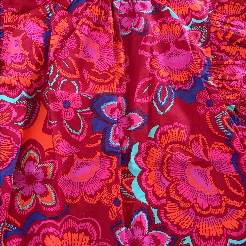 Avara Sugarlips Vibrant Flowers Sleeveless Top Size S - Picture 2 of 3
